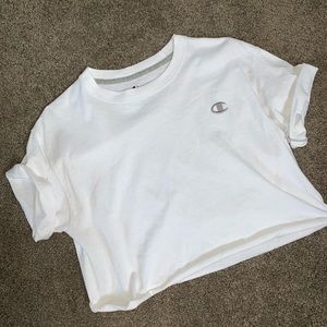 champion cropped tee